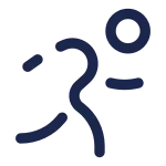 Running Round SVG Icon